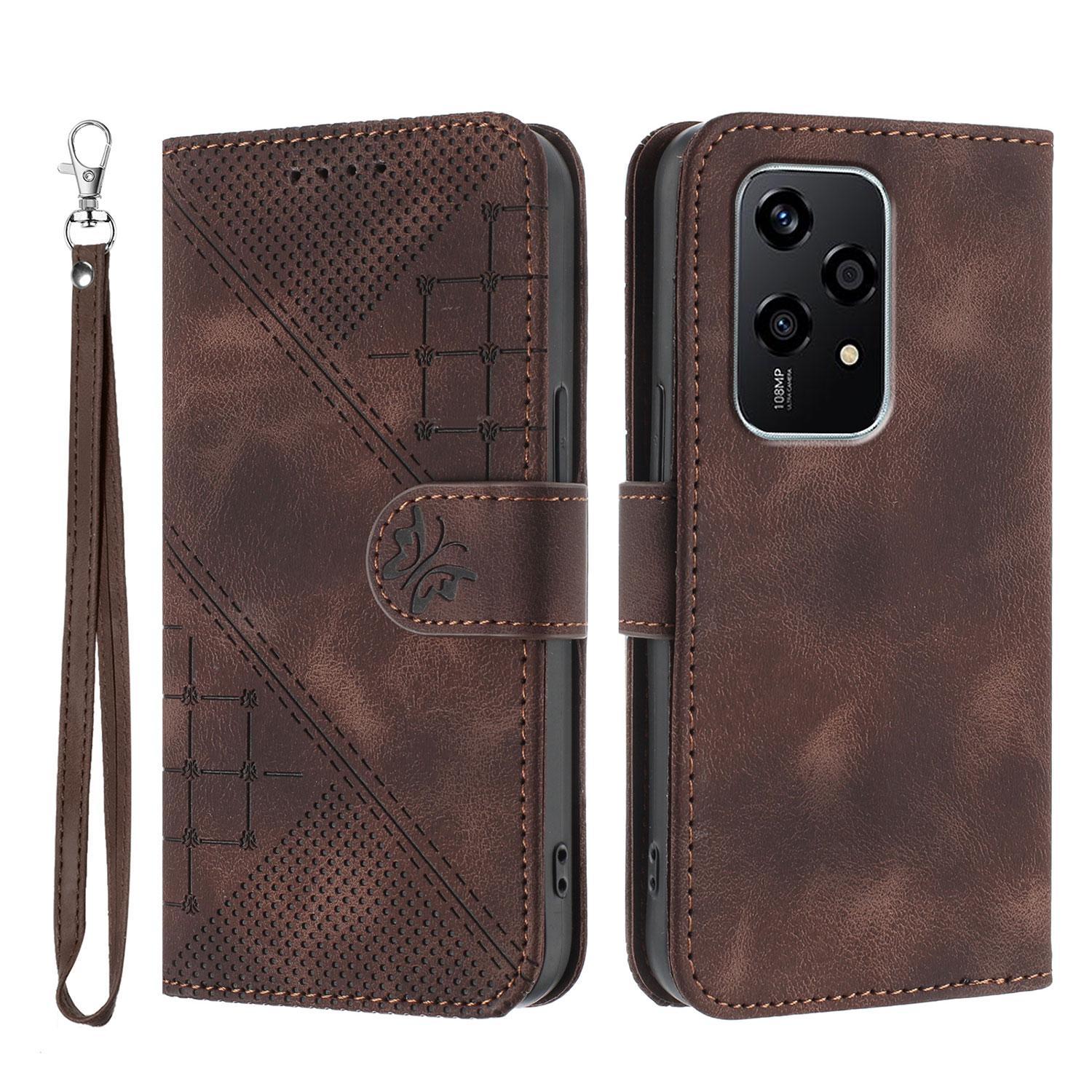 For Honor 200 Lite Leather Wallet Case Butterfly Flower Imprinted Phone Cover with Strap Coffee
For Honor 200 Lite Leather Wallet Case Butterfly Flower Imprinted Phone Cover with Strap Coffee