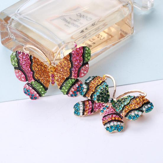 Брошь-бабочка, соответствующая цвету, инкрустированная стразами, полированная, антикоррозийная, износостойкая, с воротником в виде животного, сумка для костюма 
Брошь-бабочка, соответствующая цвету, инкрустированная стразами, полированная, антикоррозийная, износостойкая, с воротником в виде животного, сумка для костюма