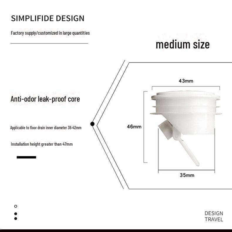 Серцевина дезодоранту для стоку в підлозі - Jianghu Fair Products Medium
Серцевина дезодоранту для стоку в підлозі - Jianghu Fair Products Medium