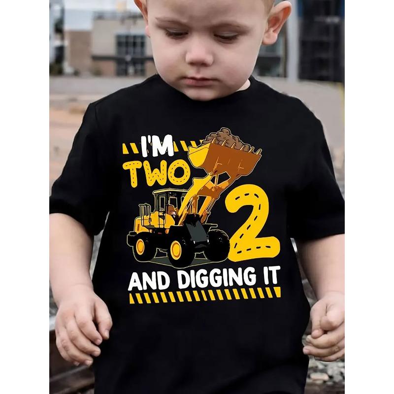 European sizes Boy s T-shirt, I m Two... Print, Comfortable and Casual Round Neck, Short Sleeved 164cm чорний
European sizes Boy s T-shirt, I m Two... Print, Comfortable and Casual Round Neck, Short Sleeved 164cm чорний