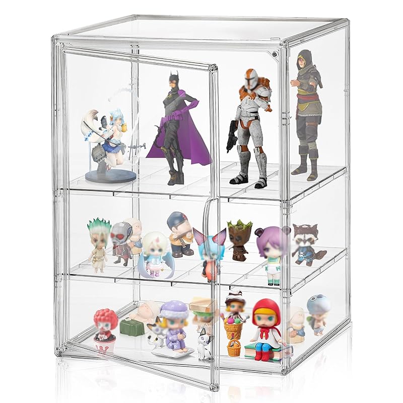 figure case collection case display case acrylic transparent display box dustproof display box display case Showcase removable dividers magnetic door
figure case collection case display case acrylic transparent display box dustproof display box display case Showcase removable dividers magnetic door