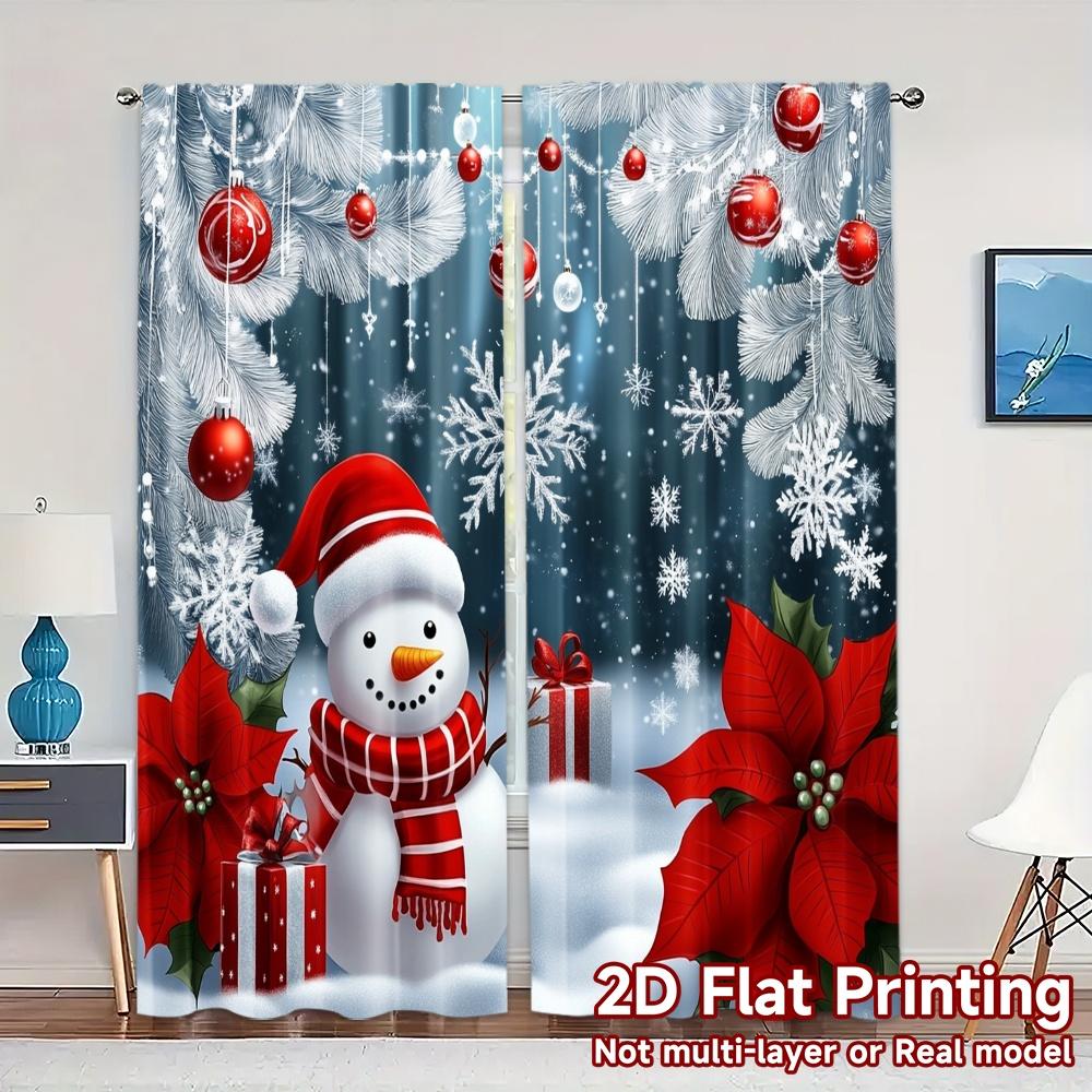 2pcs,Curtains Cute Snowman Christmas Tree_a (2) Chic Chic Curtain Versatile 100% Polyester Curtains Home Decor Ldeal for 52.50×116.00 CM 2pcs
2pcs,Curtains Cute Snowman Christmas Tree_a (2) Chic Chic Curtain Versatile 100% Polyester Curtains Home Decor Ldeal for 52.50×116.00 CM 2pcs