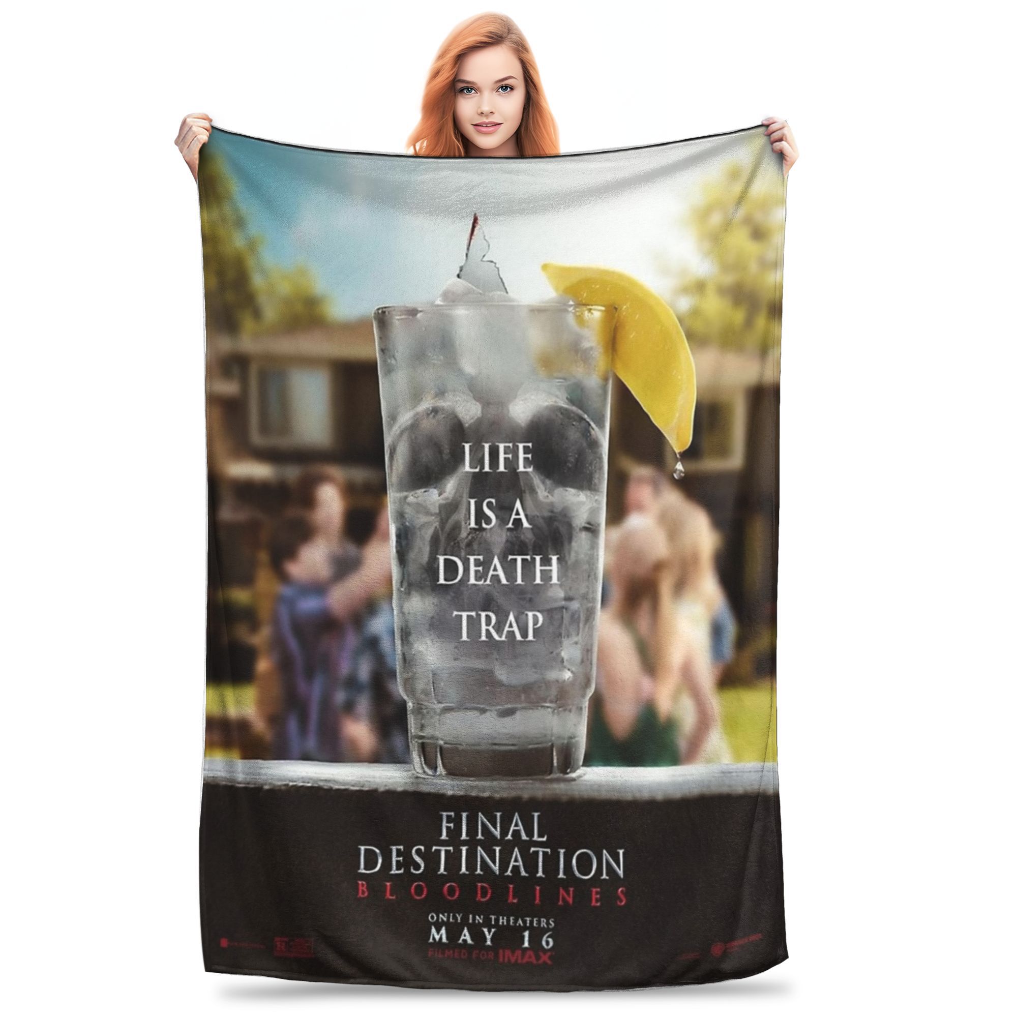 Final Destination Bloodlines Blankets Flannel Comfortable Lightweight Thin Throw Blanket for Sofa Plush Thin Quilt 130x150cm
Final Destination Bloodlines Blankets Flannel Comfortable Lightweight Thin Throw Blanket for Sofa Plush Thin Quilt 130x150cm