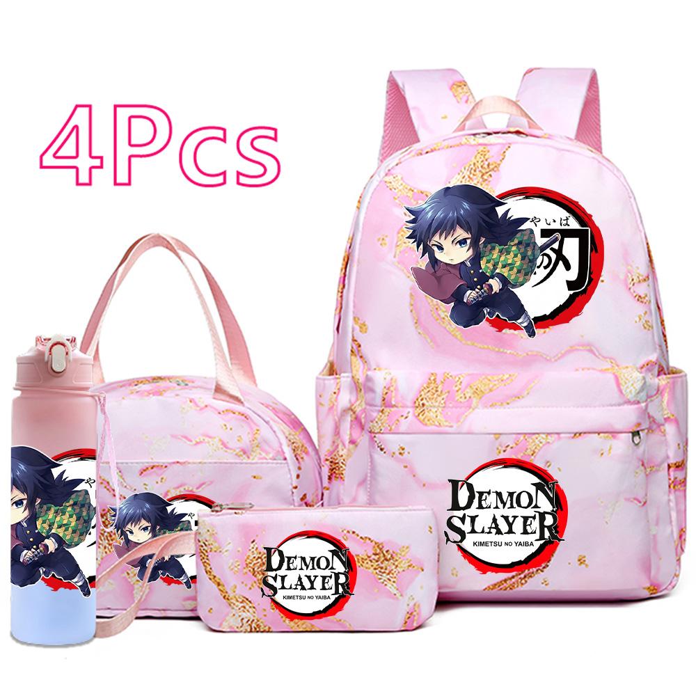 4Pcs/set Anime Demon Slayer Printed Backpack Handbag Pencil Case 750Ml Water Bottler for Teenager Boy Girl Schoolbag Large Capacity Waterproof Bookbag
4Pcs/set Anime Demon Slayer Printed Backpack Handbag Pencil Case 750Ml Water Bottler for Teenager Boy Girl Schoolbag Large Capacity Waterproof Bookbag