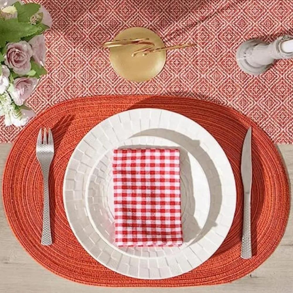Oval Heat Resistant Pad Hand-woven Washable Table Mats Coasters Non-Slip Braided Table Place Mats Pot Mat for Dining Table L кавовий
Oval Heat Resistant Pad Hand-woven Washable Table Mats Coasters Non-Slip Braided Table Place Mats Pot Mat for Dining Table L кавовий