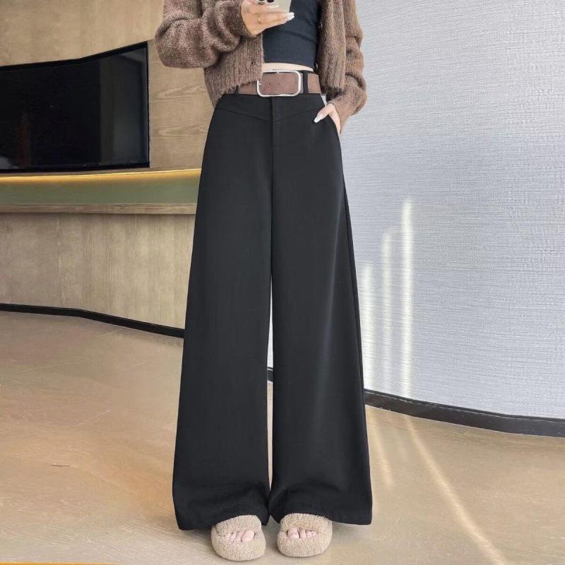 Women s Autumn Flannel Wool Pants: Loose, Slimming Wide-Leg Trousers with High-End Drape and Floor-Length Design. L (Suggested 115-125 Jin)
Women s Autumn Flannel Wool Pants: Loose, Slimming Wide-Leg Trousers with High-End Drape and Floor-Length Design. L (Suggested 115-125 Jin)