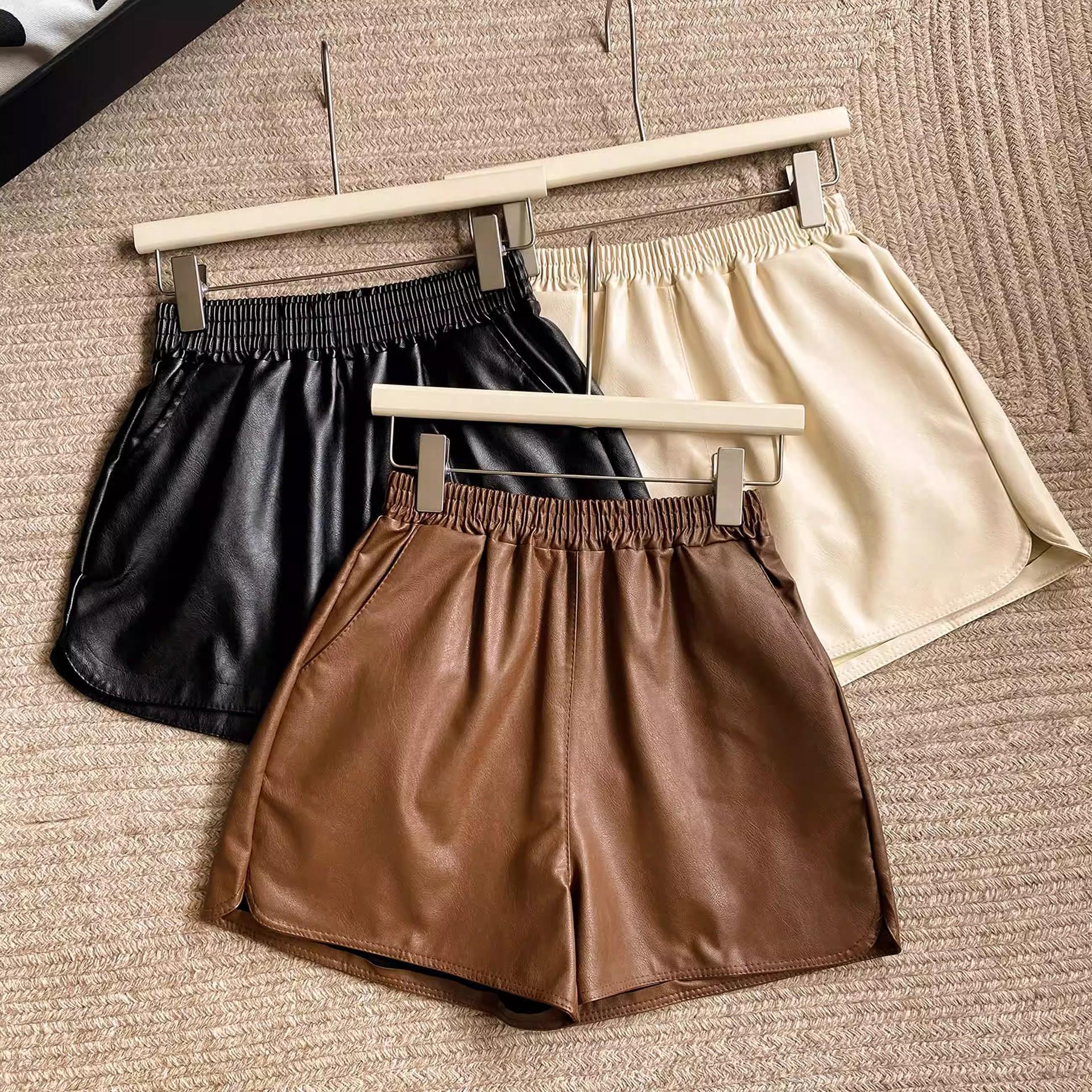 Women s Spring/Autumn 2024 High Waist PU Leather A-Line Shorts: Black & Coffee XL (Recommended 115-125 jin)
Women s Spring/Autumn 2024 High Waist PU Leather A-Line Shorts: Black & Coffee XL (Recommended 115-125 jin)