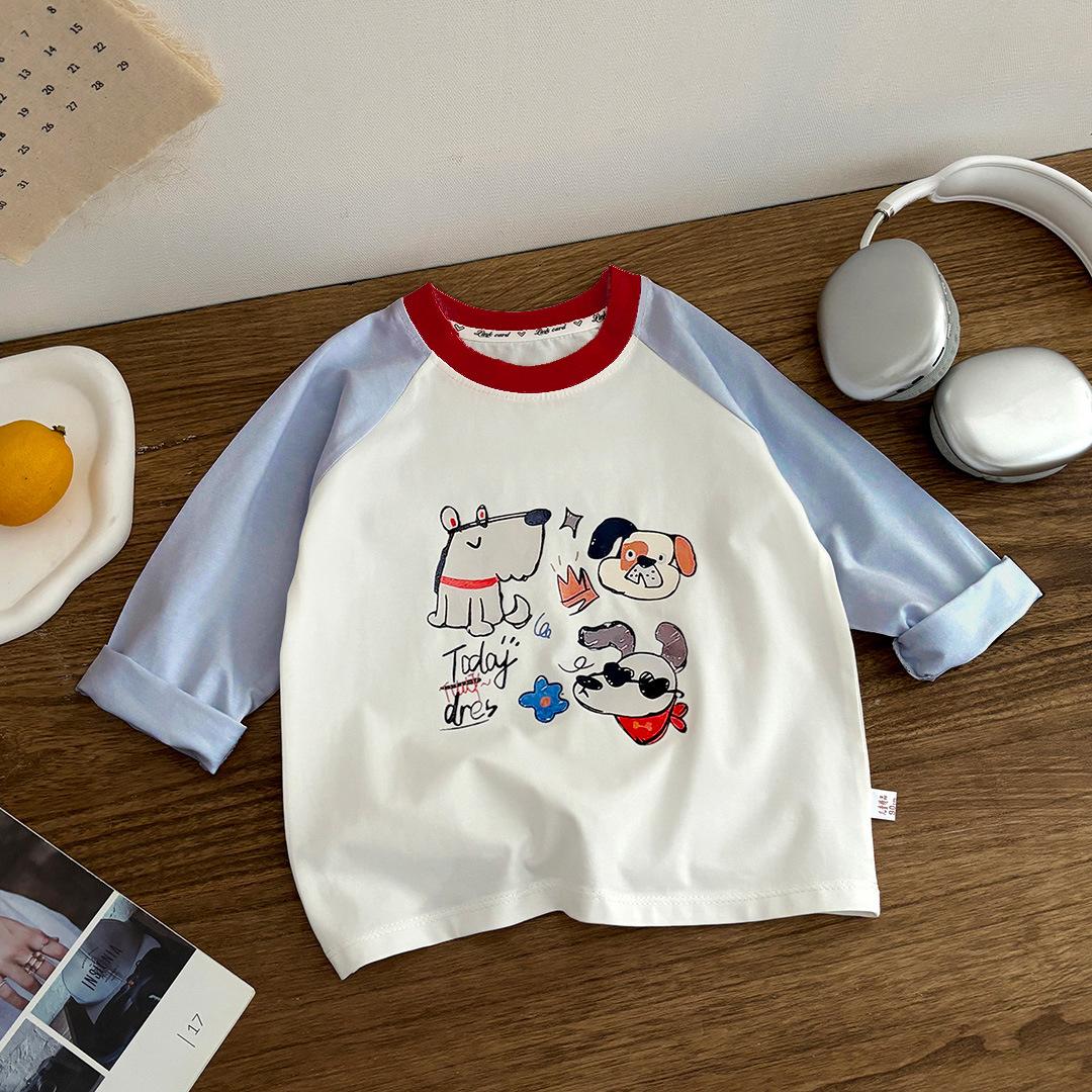 Children s T-shirt Cotton Boys Top Long Sleeved Clothes Cartoon Girls Spring Kids Clothing Casual Girl Boy Bottoming Shirt 110
Children s T-shirt Cotton Boys Top Long Sleeved Clothes Cartoon Girls Spring Kids Clothing Casual Girl Boy Bottoming Shirt 110