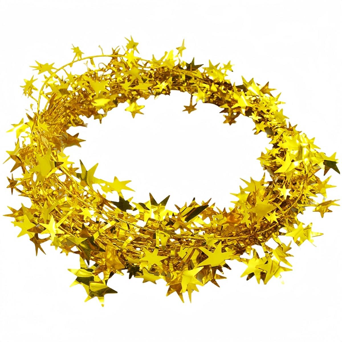 Украшения для рождественской елки, украшения для вечеринки, мишура, проволока, звезды Gold
Украшения для рождественской елки, украшения для вечеринки, мишура, проволока, звезды Gold