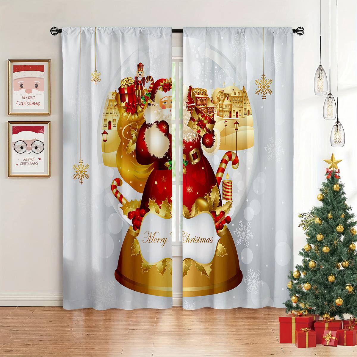Солнцезащитные шторы для спальни с рождественской тематикой, декоративные шторы для домашнего праздника, солнцезащитные шторы для гостиной. 50W60H(CM)X2PCS&Rod Pocket
Солнцезащитные шторы для спальни с рождественской тематикой, декоративные шторы для домашнего праздника, солнцезащитные шторы для гостиной. 50W60H(CM)X2PCS&Rod Pocket