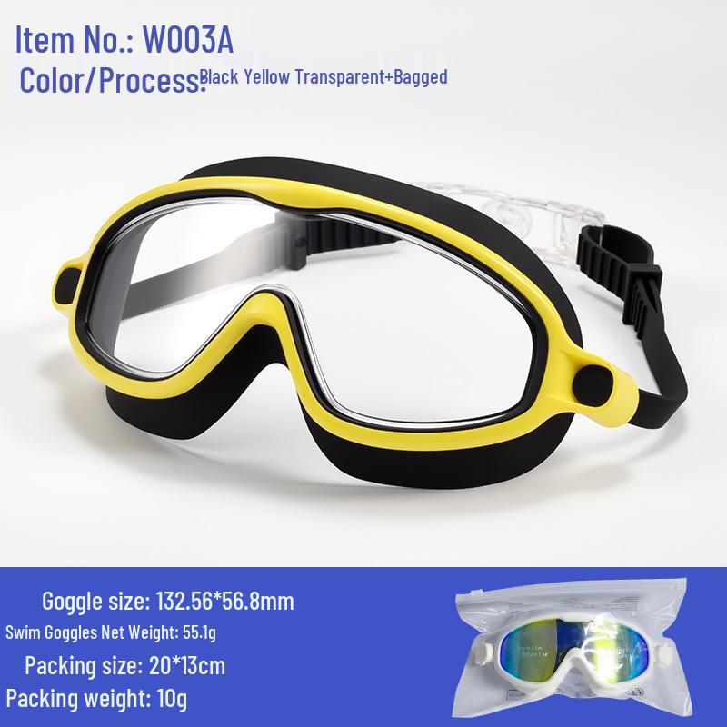 Детские водонепроницаемые очки для плавания с защитой от запотевания, HD, с большой оправой, для мальчиков и девочек
Детские водонепроницаемые очки для плавания с защитой от запотевания, HD, с большой оправой, для мальчиков и девочек