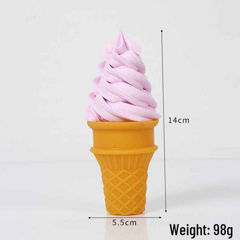 Crispy Cone Dessert Display Prop: Light-Colored Ice Cream Egg Cone Model
Crispy Cone Dessert Display Prop: Light-Colored Ice Cream Egg Cone Model