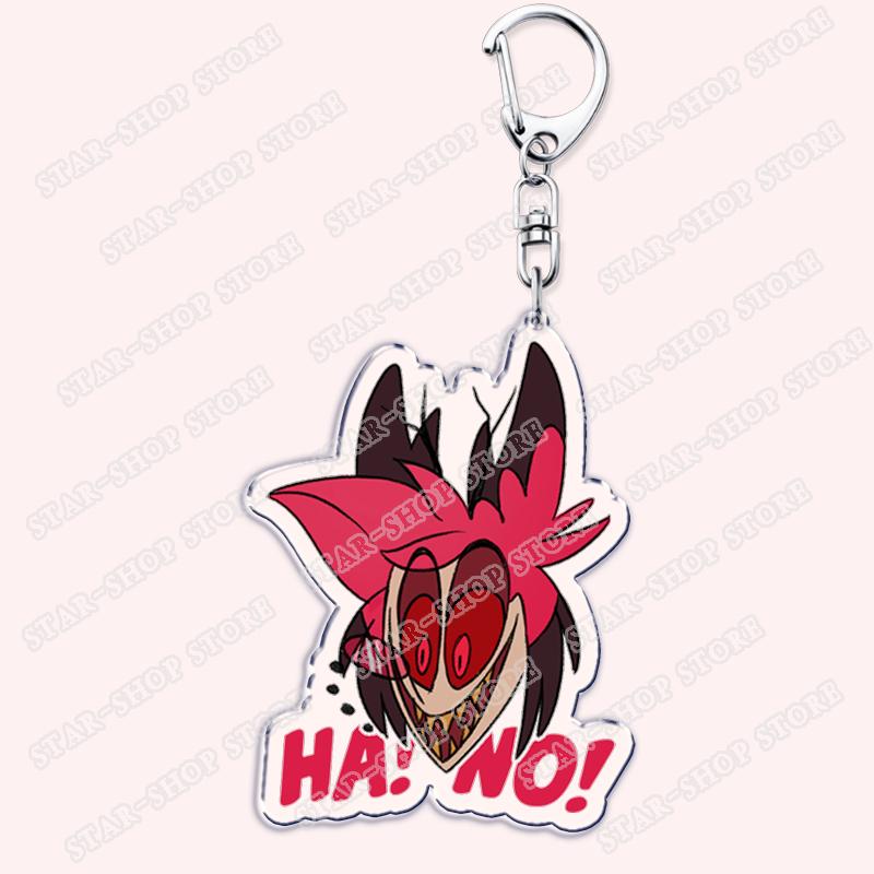 Hot Popualr Anime Cartoon Demon Figure Keychain for Accessories Bag Angel Dust Key Chain Ring Keyring Jewelry Fans Friends Gifts
Hot Popualr Anime Cartoon Demon Figure Keychain for Accessories Bag Angel Dust Key Chain Ring Keyring Jewelry Fans Friends Gifts
