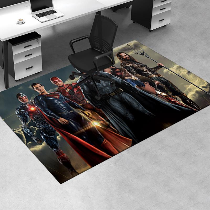 Justice League Superhero Costumes for Kids Office Mat Home Decor Office Desk Chair Rugs Chair Carpet for office Chair Mat Gift For Halloween 60cm by 90cm
Justice League Superhero Costumes for Kids Office Mat Home Decor Office Desk Chair Rugs Chair Carpet for office Chair Mat Gift For Halloween 60cm by 90cm