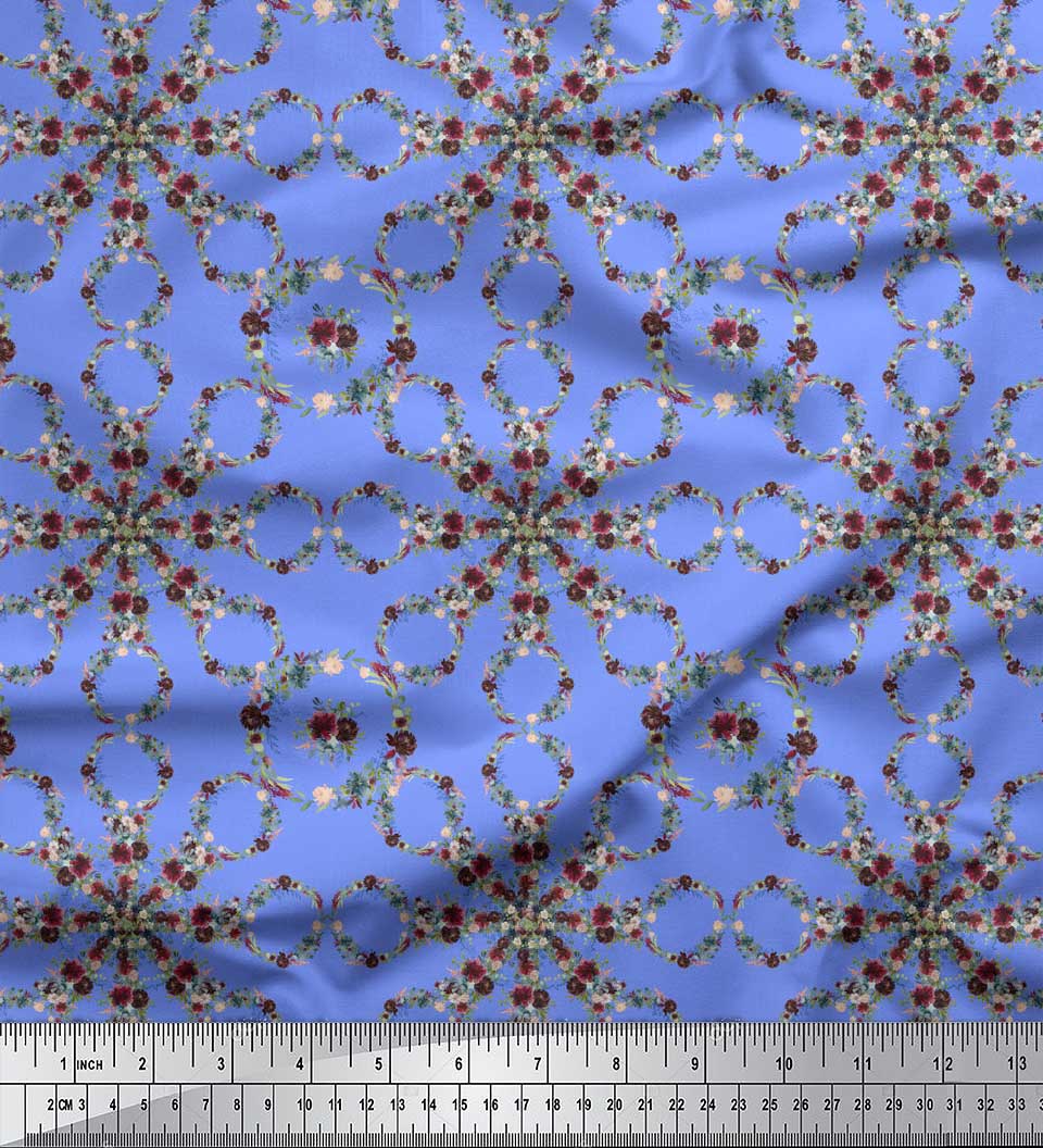 Тканина для рукоділля Soimoi Blue Poly Crepe Floral Wheath Geometric Printing Тканина для рукоділля на метри 42 дюйми 42 Inch Wide - Poly Crepe зелений
Тканина для рукоділля Soimoi Blue Poly Crepe Floral Wheath Geometric Printing Тканина для рукоділля на метри 42 дюйми 42 Inch Wide - Poly Crepe зелений