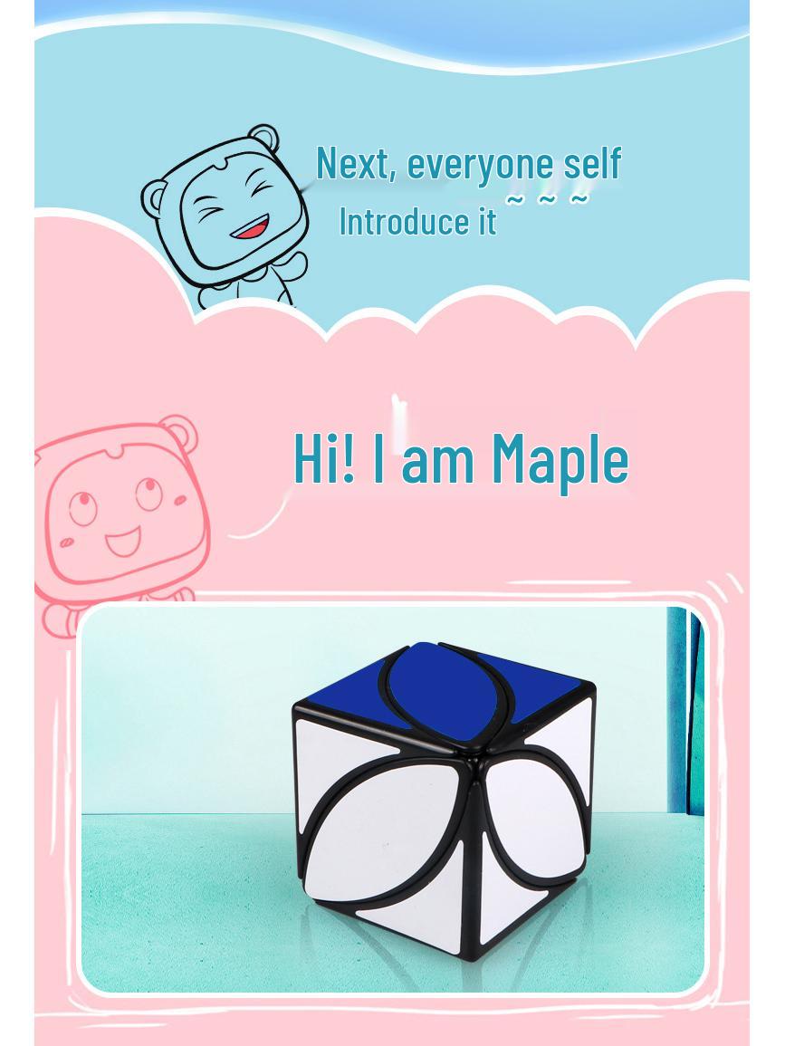 Qiyi Kids Three-Color Magic Cube - Easy Maple Leaf Puzzle for Early Learning
Qiyi Kids Three-Color Magic Cube - Easy Maple Leaf Puzzle for Early Learning