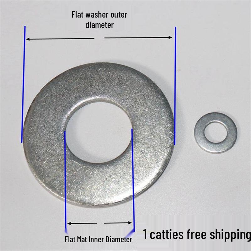 Zinc-Plated Oversized Thick Flat Washer Spacer - 1 Jin 18*50*4 about 9 pcs per jin
Zinc-Plated Oversized Thick Flat Washer Spacer - 1 Jin 18*50*4 about 9 pcs per jin