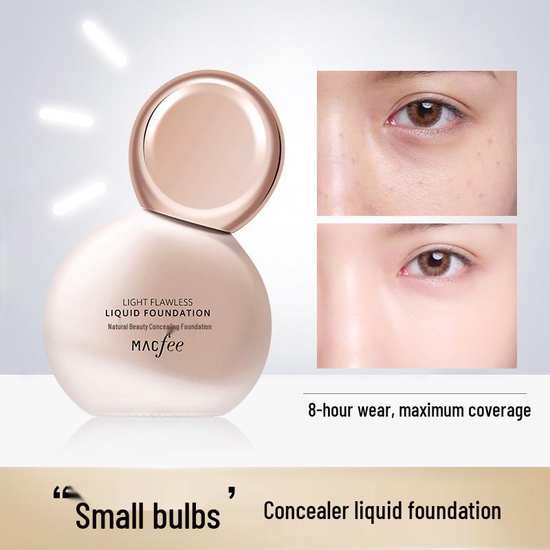 Maquefie Little Light Bulb Foundation: Moisturizing, Adhering, Long-Lasting, Concealing Pores and Blemishes.
Maquefie Little Light Bulb Foundation: Moisturizing, Adhering, Long-Lasting, Concealing Pores and Blemishes.