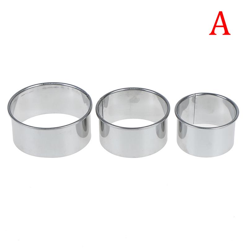 3 шт. Привлекательные и прочные круглые/цветочные ножи для теста из нержавеющей стали для пельменей