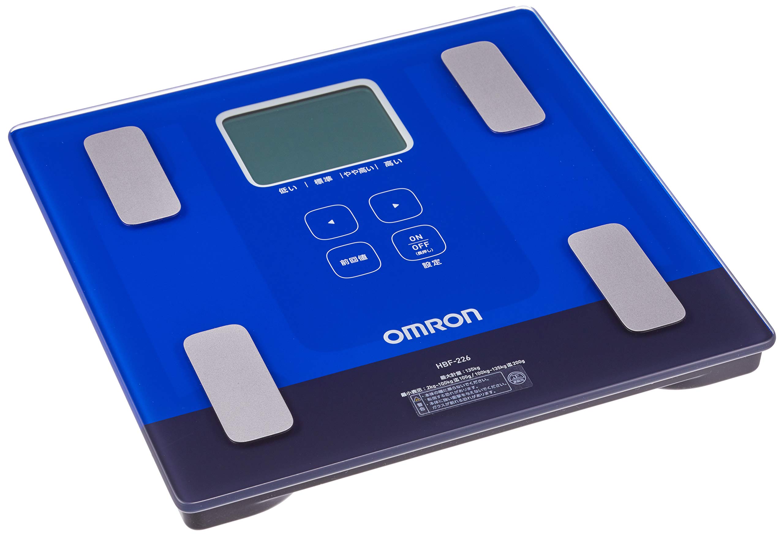 OMRON Composition Meter Automatic Recognition Function Dark Blue Weight/Body HBF-226-DB
OMRON Composition Meter Automatic Recognition Function Dark Blue Weight/Body HBF-226-DB