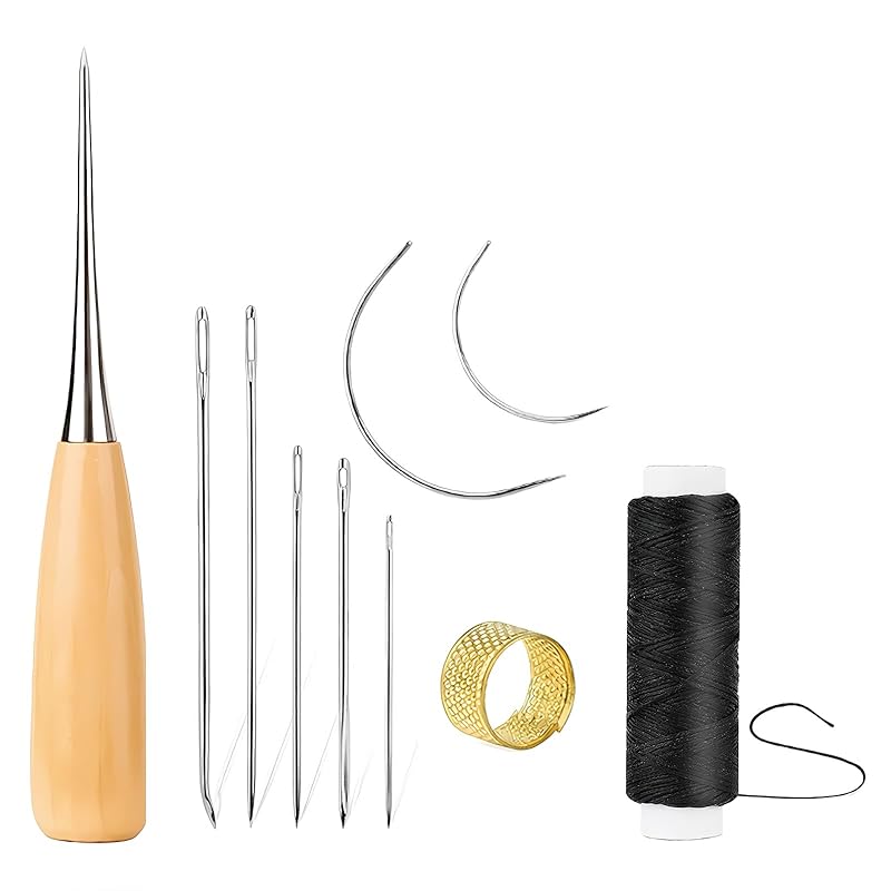Samcos leather craft leather tool set sewing tools leather tools needle handmade for leather leather string wax thread hand-stitched tool DIY sewing
Samcos leather craft leather tool set sewing tools leather tools needle handmade for leather leather string wax thread hand-stitched tool DIY sewing