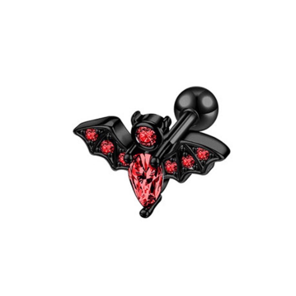 1PC Devil Septum Ring for Halloween Party Stainelss Steel Angle Studs Earring Zircon Crystal Bat Lip Labret Piericngs красный
1PC Devil Septum Ring for Halloween Party Stainelss Steel Angle Studs Earring Zircon Crystal Bat Lip Labret Piericngs красный