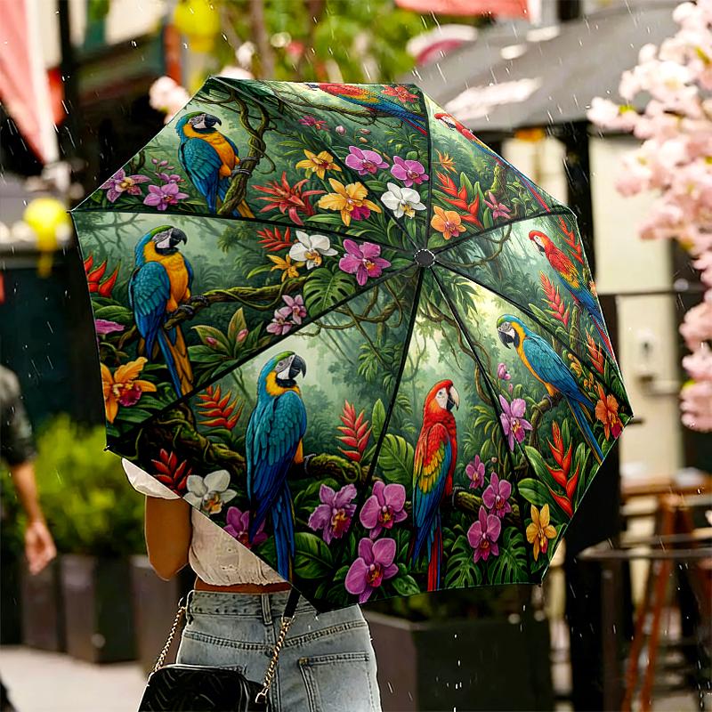 Sheep Frog Parrot Dolphin Animals and Leaf Umbrella for Outdoor Travel Use, Auto Open-Close 8-Rib Umbrella Exquisite Gift for Family and Friends
Sheep Frog Parrot Dolphin Animals and Leaf Umbrella for Outdoor Travel Use, Auto Open-Close 8-Rib Umbrella Exquisite Gift for Family and Friends