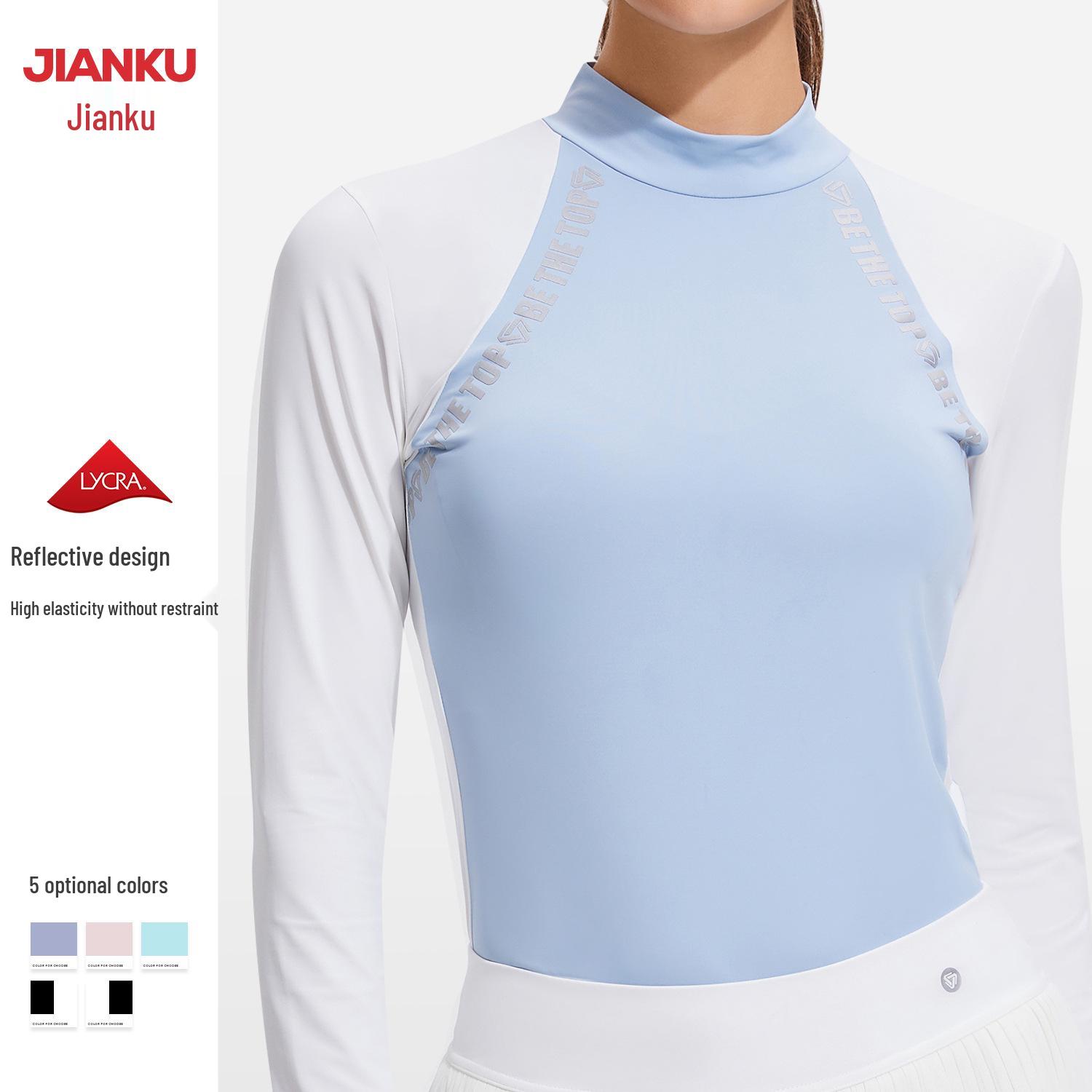 Color Block High Neck Long Sleeve Women s Golf Shirt - Breathable, Elastic, Summer Sportswear Extra Large
Color Block High Neck Long Sleeve Women s Golf Shirt - Breathable, Elastic, Summer Sportswear Extra Large