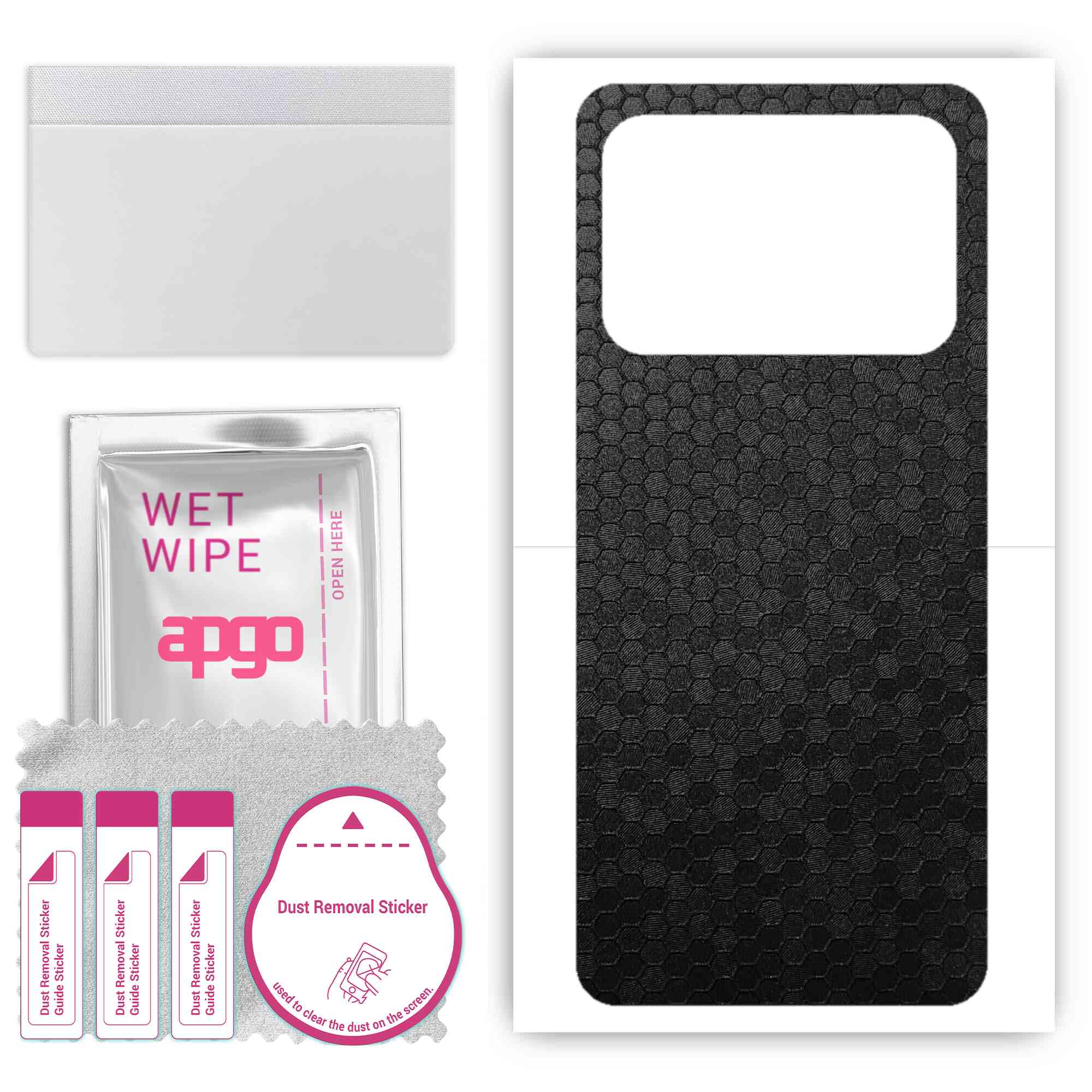 apgo Protective Skin Sticker for the back compatible with Xiaomi Mi 11 Ultra, Wrap Film, Foil, Vinyl - Pattern Black Honeycomb
apgo Protective Skin Sticker for the back compatible with Xiaomi Mi 11 Ultra, Wrap Film, Foil, Vinyl - Pattern Black Honeycomb
