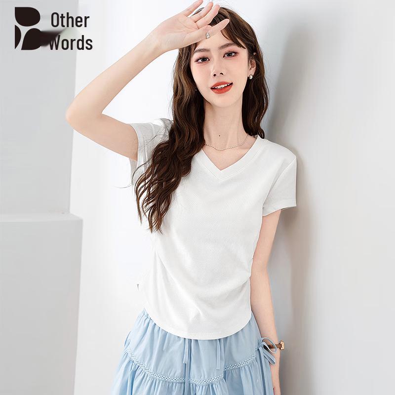 Women s Slim-Fit V-Neck Short Sleeve T-Shirt L
Women s Slim-Fit V-Neck Short Sleeve T-Shirt L