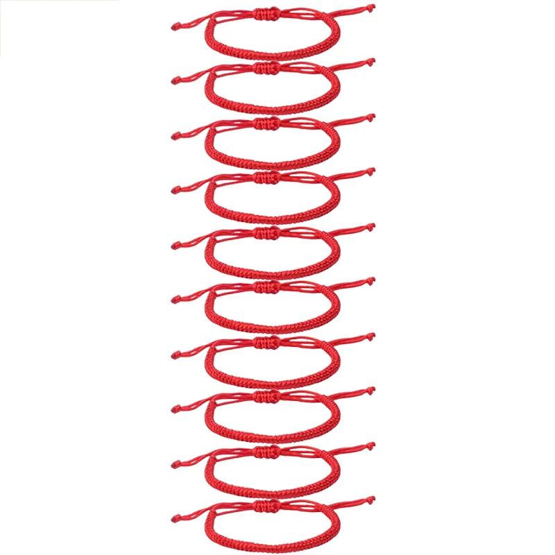 Lucky Red Thread Bracelet for women men Tibetan Buddhist Adjustable Handwoven Braided Rope Knots Bracelets Jewelry Wristbands 1pcs красный
Lucky Red Thread Bracelet for women men Tibetan Buddhist Adjustable Handwoven Braided Rope Knots Bracelets Jewelry Wristbands 1pcs красный
