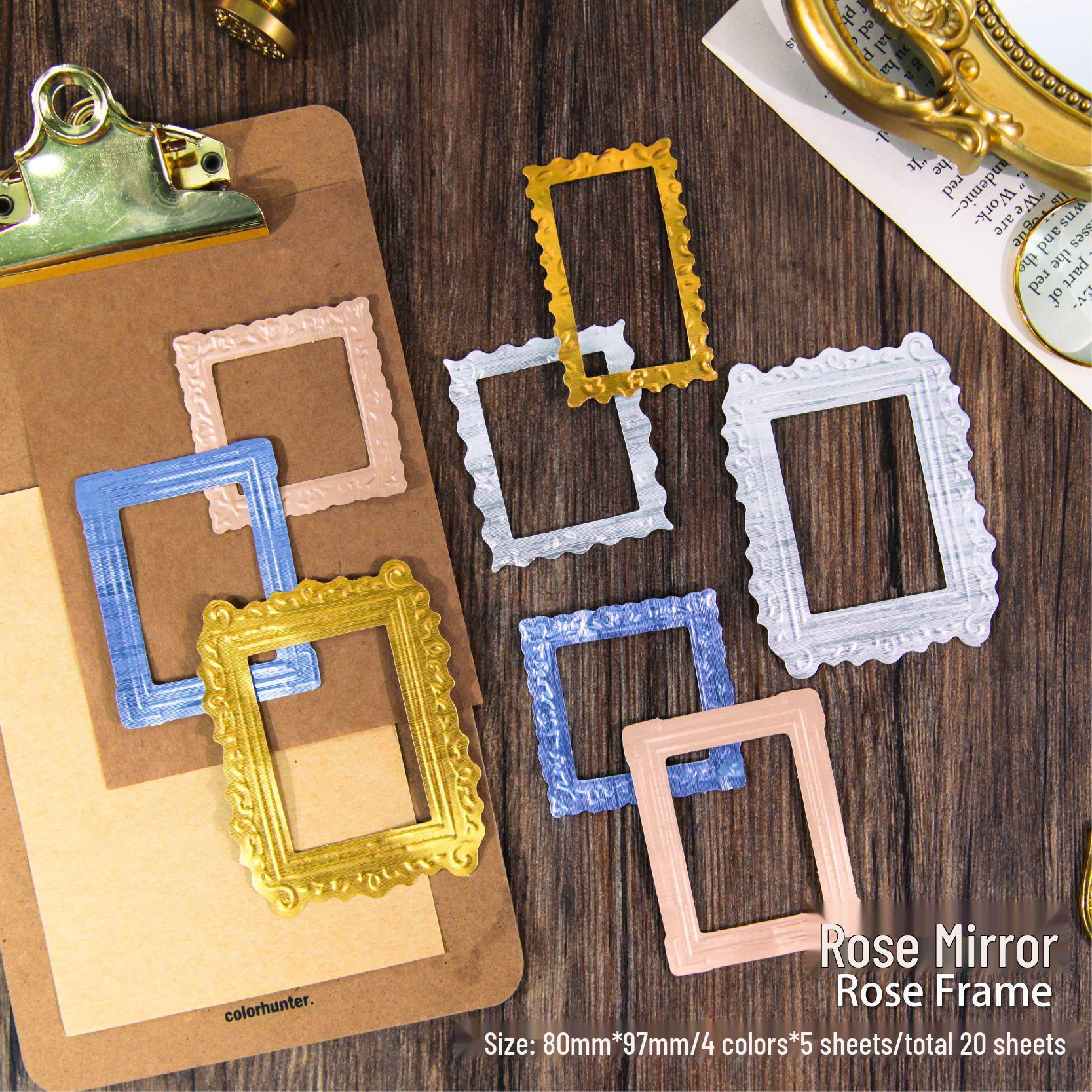 RetroStory DIY Metal Photo Frame with Journal Background Stickers
RetroStory DIY Metal Photo Frame with Journal Background Stickers