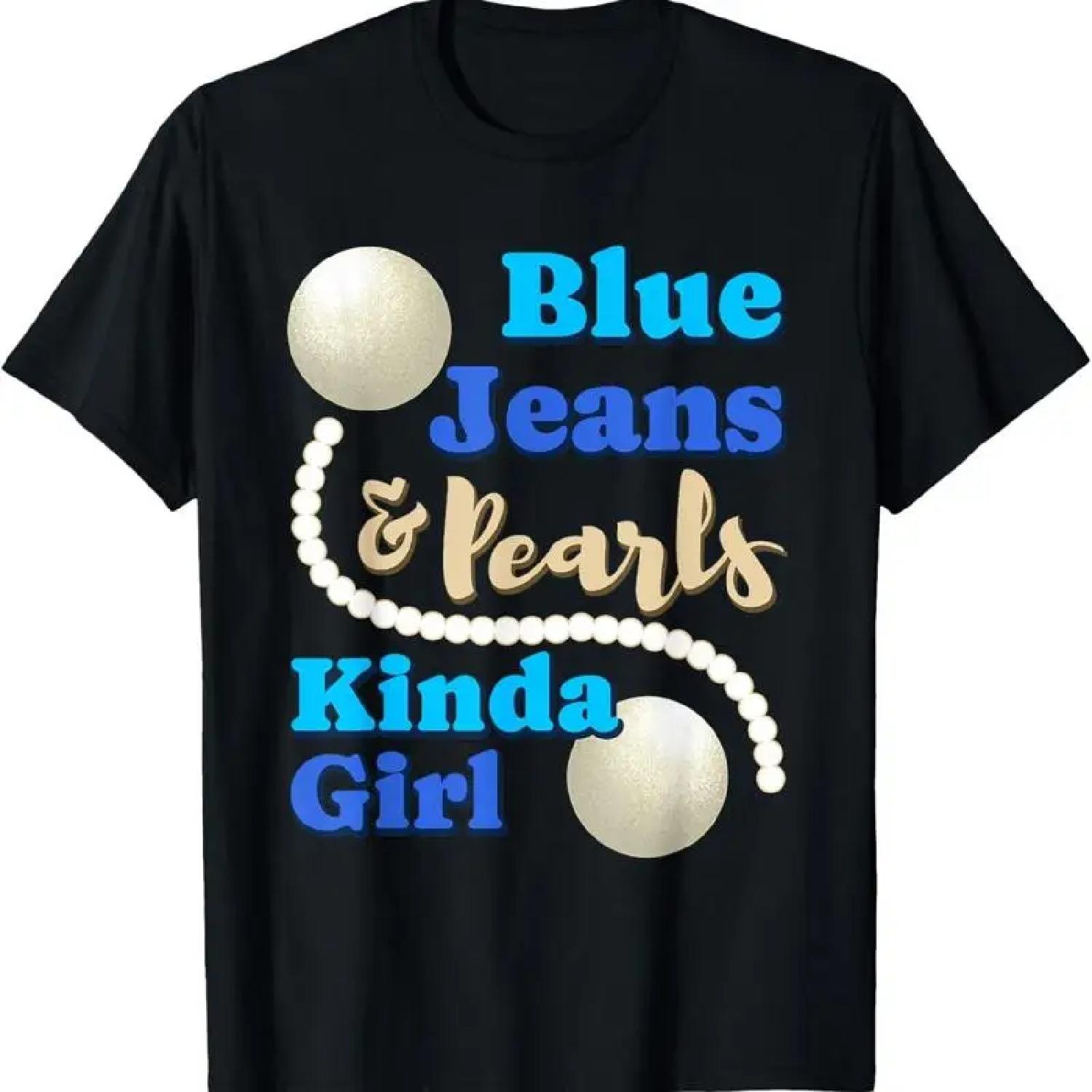 Blue Jeans And Pearls Girl Fashionable Trendy T Shirt XXXXXL різнокольоровий
Blue Jeans And Pearls Girl Fashionable Trendy T Shirt XXXXXL різнокольоровий