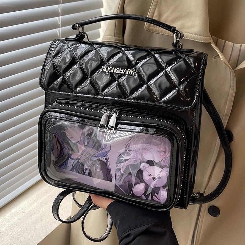 Embroidered Women s Backpack New Versatile Backpack Single Shoulder Crossbody Bag Casual Transparent
Embroidered Women s Backpack New Versatile Backpack Single Shoulder Crossbody Bag Casual Transparent