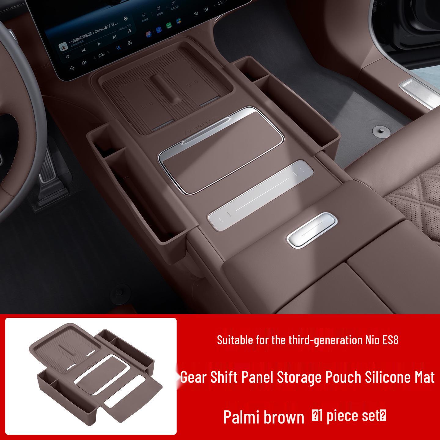 Nio ES8 Center Console Silicone Anti-slip Mat with Wireless Charging & Side Storage (Fits 26 Models)
Nio ES8 Center Console Silicone Anti-slip Mat with Wireless Charging & Side Storage (Fits 26 Models)