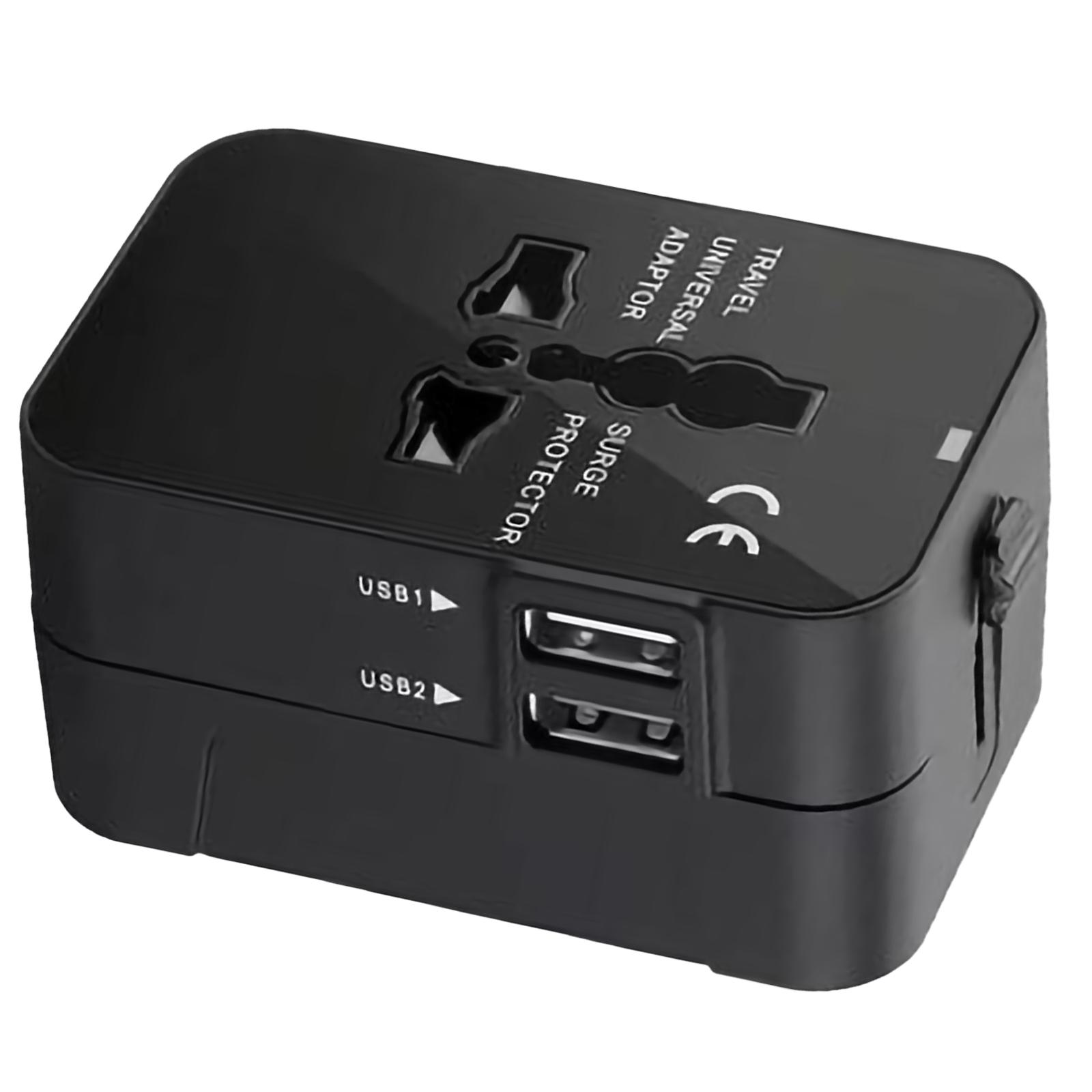 International Travel Adapter Travel Charging with 2 USB Port Wall Power Strips for Travel Socket Plug for Phone Tablet 1
International Travel Adapter Travel Charging with 2 USB Port Wall Power Strips for Travel Socket Plug for Phone Tablet 1