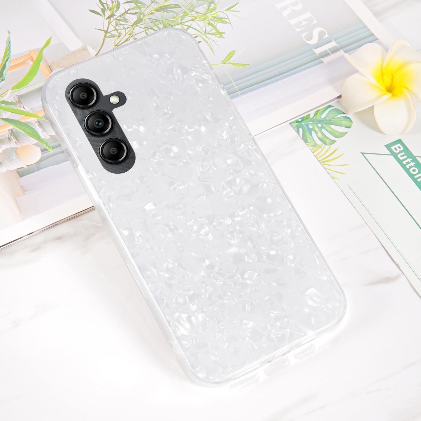 IPAKY For Samsung Galaxy A54 5G Anti-collision Phone Case IMD Acrylic+TPU Back Protector Cover White
IPAKY For Samsung Galaxy A54 5G Anti-collision Phone Case IMD Acrylic+TPU Back Protector Cover White