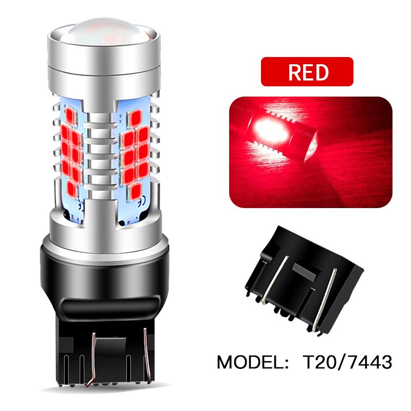 2PCS T20 7443 W21/5W 7444NA Daytime Running Light 7440 W21W WY21W LED White/Red/Yellow Bulbs Super Bright 6000K Car Accessories
2PCS T20 7443 W21/5W 7444NA Daytime Running Light 7440 W21W WY21W LED White/Red/Yellow Bulbs Super Bright 6000K Car Accessories