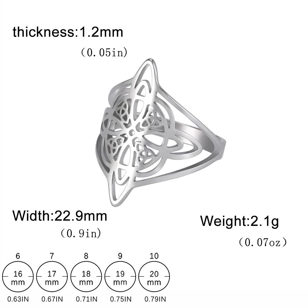 Witchcraft Witch Knot Ring Stainless Steel Finger Rings Wicca Triquetra Celtics Knot Amulet Protection Jewelry Women Men 6 серебряный
Witchcraft Witch Knot Ring Stainless Steel Finger Rings Wicca Triquetra Celtics Knot Amulet Protection Jewelry Women Men 6 серебряный