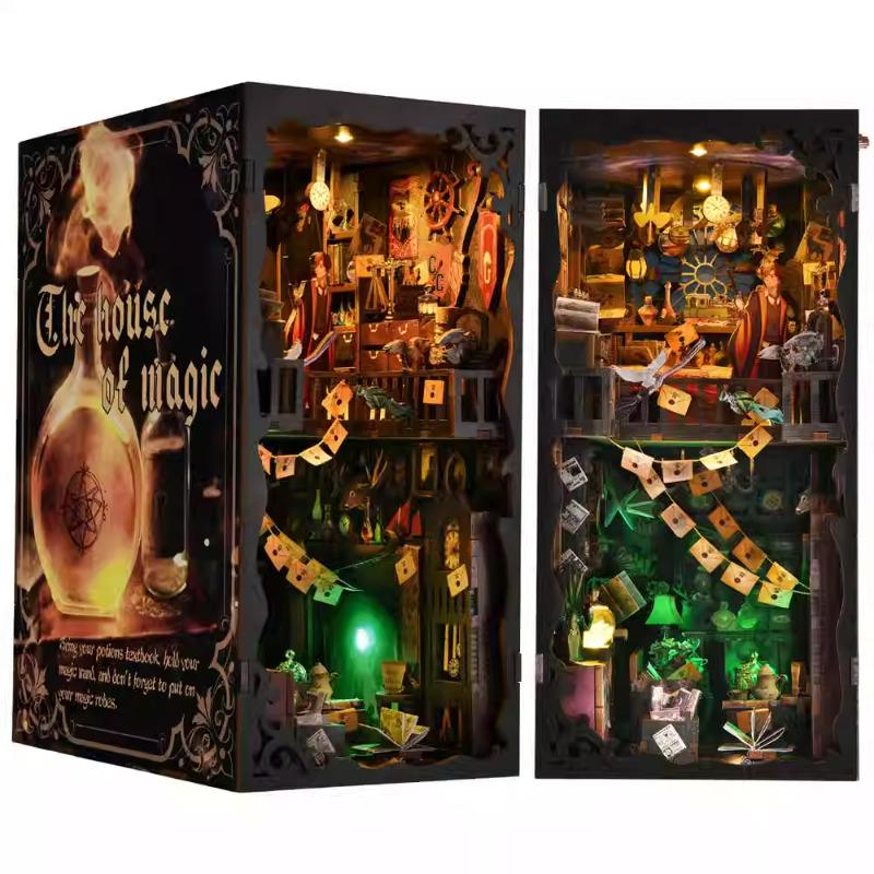 Magic House DIY 3D Puzzle Wooden Bookends Art Model - Creative Birthday Gift
Magic House DIY 3D Puzzle Wooden Bookends Art Model - Creative Birthday Gift