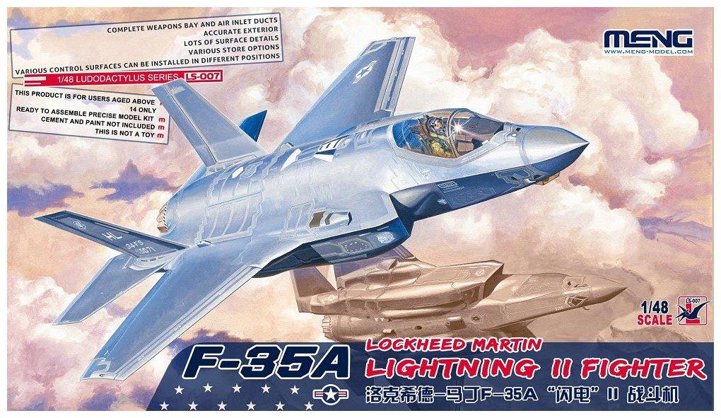 Пластиковая модель истребителя Lockheed Martin Lightning 2 F-35A в масштабе 1/48 от Mont Model MLS007
Пластиковая модель истребителя Lockheed Martin Lightning 2 F-35A в масштабе 1/48 от Mont Model MLS007