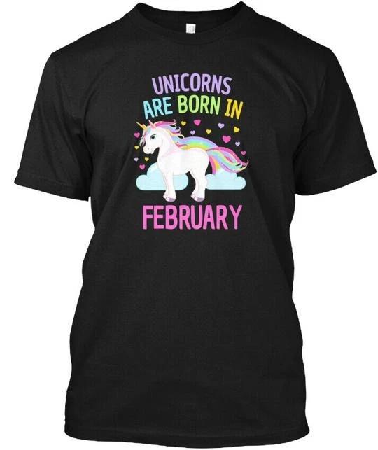 Unicorns Are Born In February Cute 100% Cotton T-shirt Mens Tees Top Made in the USA T-Shirt Tee Top Unisex M
Unicorns Are Born In February Cute 100% Cotton T-shirt Mens Tees Top Made in the USA T-Shirt Tee Top Unisex M