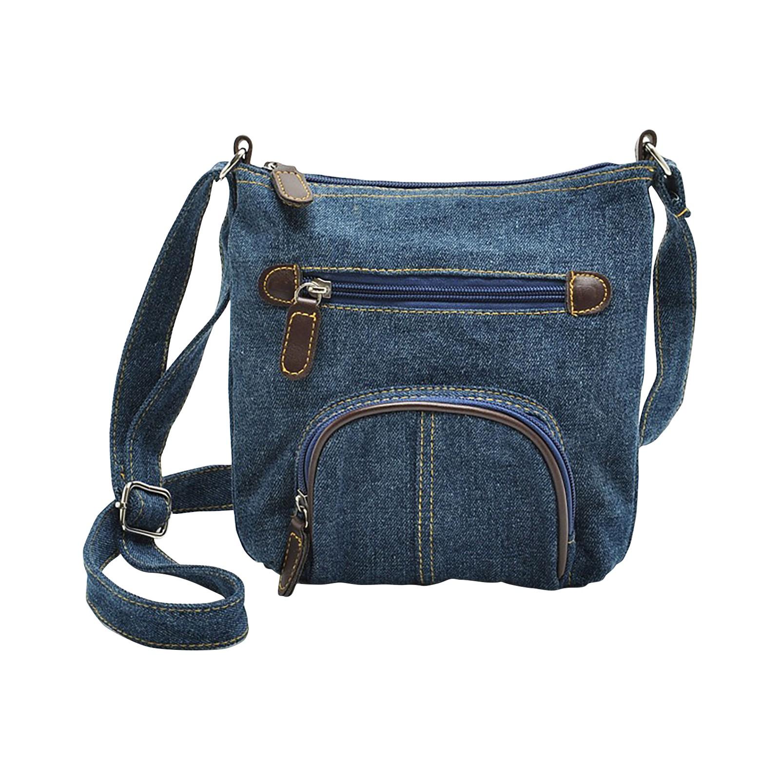 Женская повседневная джинсовая сумка через плечо, регулируемая сумка через плечо с несколькими карманами One Size
Женская повседневная джинсовая сумка через плечо, регулируемая сумка через плечо с несколькими карманами One Size