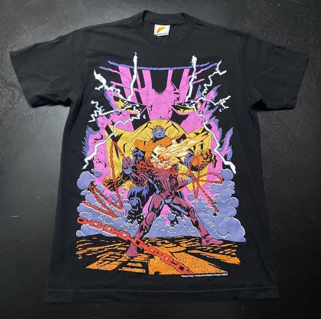 Vengeance Designs Cosmic Ghost Rider Thanos Galactus 100% Cotton T-shirt Mens Tees Top, Black, Size: M S
Vengeance Designs Cosmic Ghost Rider Thanos Galactus 100% Cotton T-shirt Mens Tees Top, Black, Size: M S