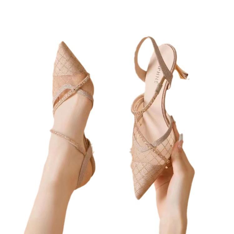 Women’s Pointed Toe High Heel Sandals, Rhinestone Mesh Summer Shoes, Fashion Dress Heels for Ladies 40 золотий
Women’s Pointed Toe High Heel Sandals, Rhinestone Mesh Summer Shoes, Fashion Dress Heels for Ladies 40 золотий