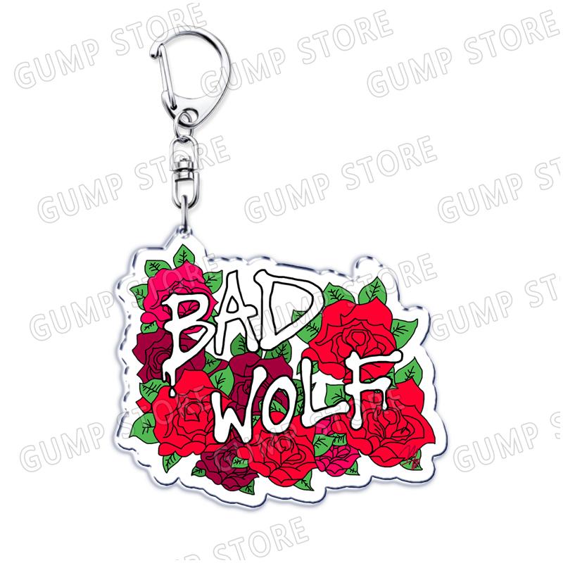 Funny Cartoon Animation Keychains for Accessories Liger Bad Wolf Animals Rose Tyler Keyrings Jewelry Fans Friends Gifts
Funny Cartoon Animation Keychains for Accessories Liger Bad Wolf Animals Rose Tyler Keyrings Jewelry Fans Friends Gifts