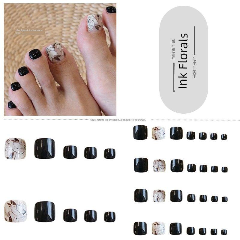 White Pearl Toe Wear Nail Oil Painting Flower Magic Color Little Daisy Fake Nail Tip Finished Product Nail Stickers Spring Fresh 315-Ink Florals
White Pearl Toe Wear Nail Oil Painting Flower Magic Color Little Daisy Fake Nail Tip Finished Product Nail Stickers Spring Fresh 315-Ink Florals
