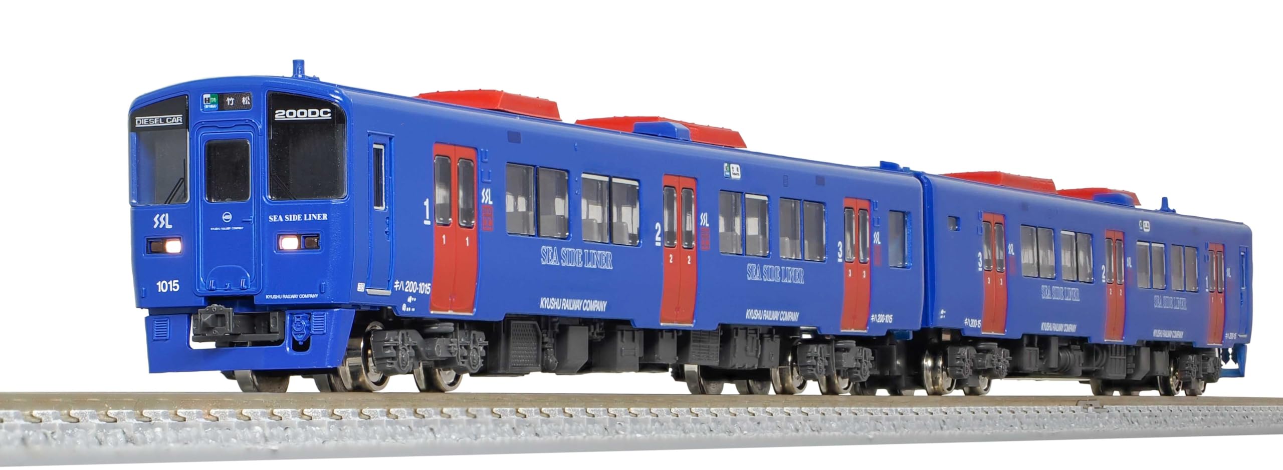 Greenmax N Gauge JR Kyushu Kiha 200 Seaside Выбираемый вагон Базовая модель 32041 Лайнер, Номер, Набор из 2 вагонов, Моторизованный, Поезд,
Greenmax N Gauge JR Kyushu Kiha 200 Seaside Выбираемый вагон Базовая модель 32041 Лайнер, Номер, Набор из 2 вагонов, Моторизованный, Поезд,