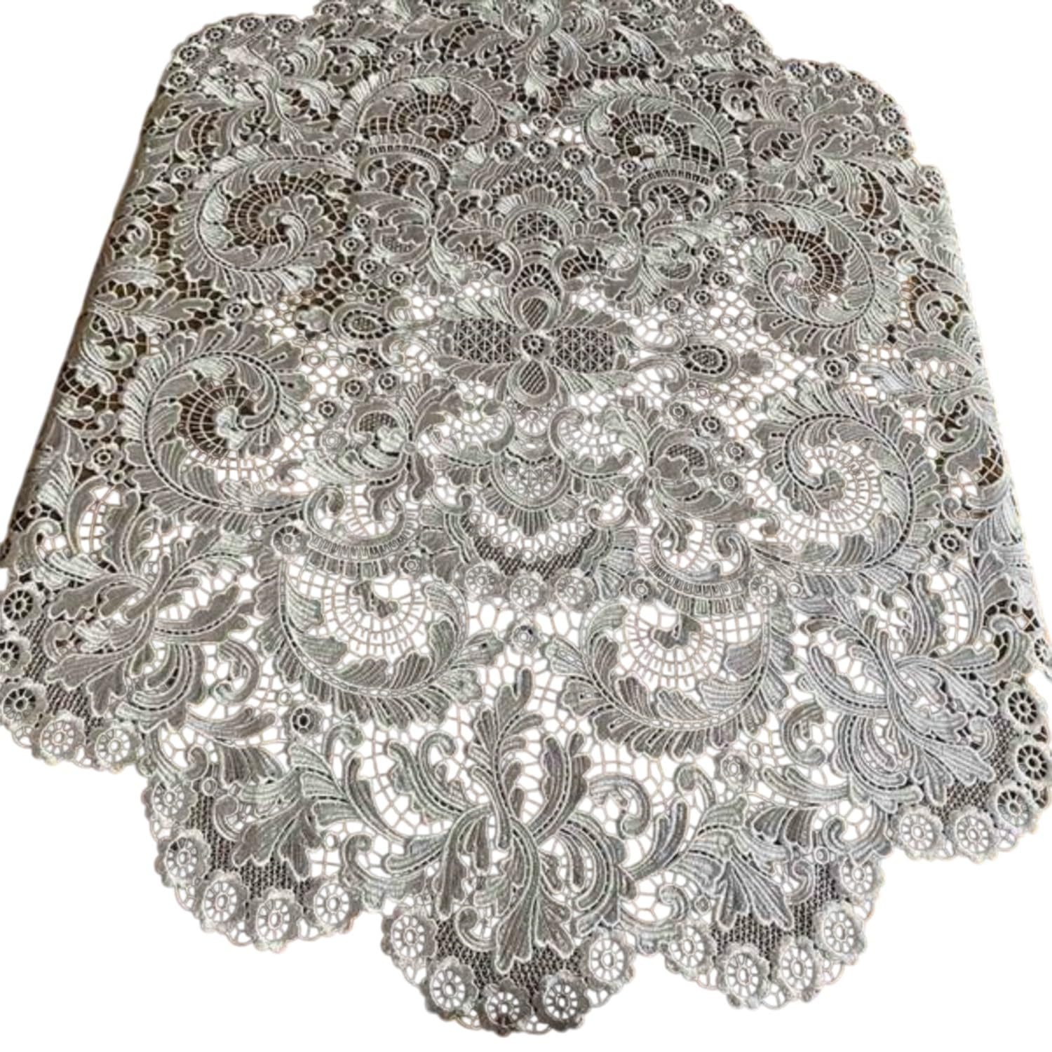 Vivienne Shiny Spitzen Классическая серия 90 см Круглая Белая Скатерть с Кружевной Дорожкой Вышивка, Центральный элемент/Стол (WK0525N1) белый
Vivienne Shiny Spitzen Классическая серия 90 см Круглая Белая Скатерть с Кружевной Дорожкой Вышивка, Центральный элемент/Стол (WK0525N1) белый