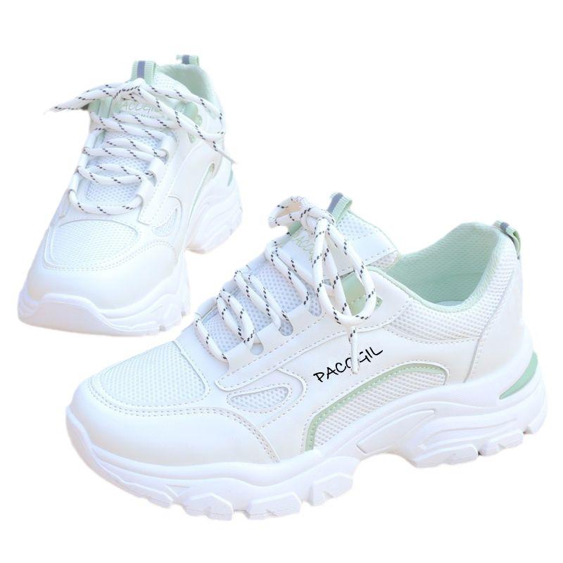 Fashionable Running White Shoes for Female Students Breathable Thick Soled Casual Ladies Sports Shoes Walking Style Shoes Women 37
Fashionable Running White Shoes for Female Students Breathable Thick Soled Casual Ladies Sports Shoes Walking Style Shoes Women 37
